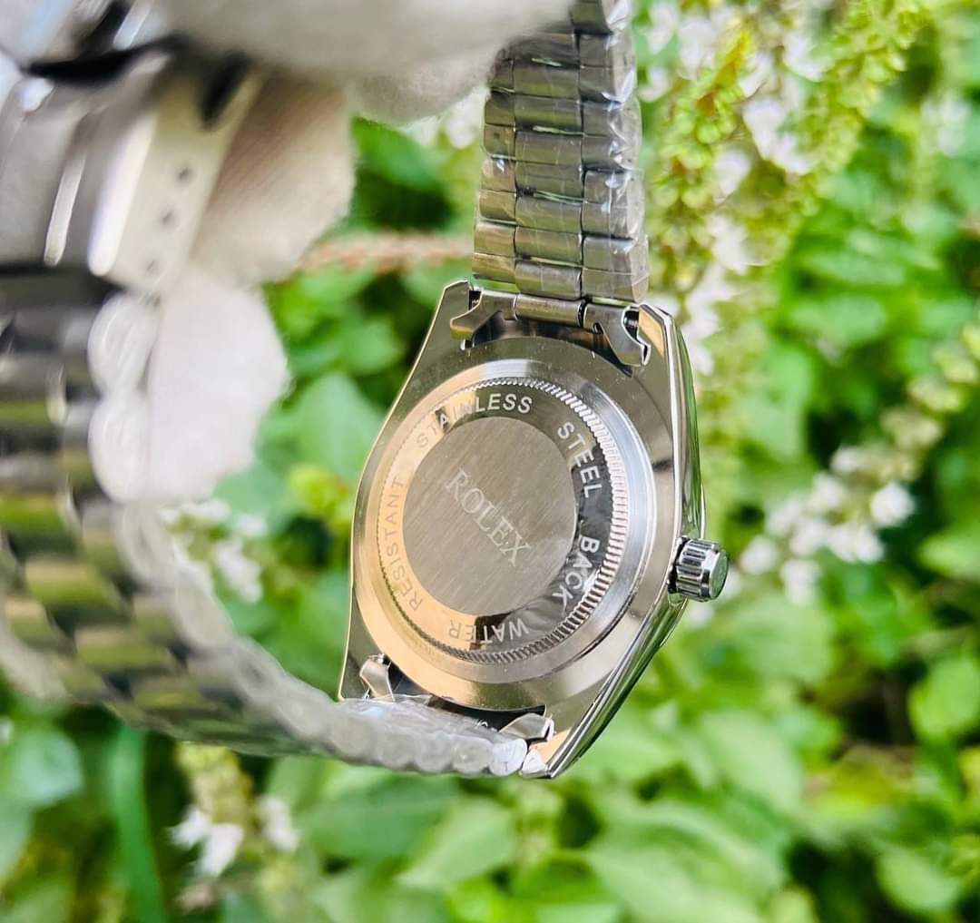 ساعتين Rolex Datejust Couple لون سيلفر_جولد مينا ابيض