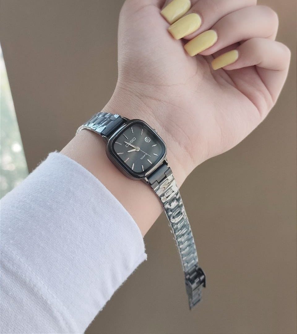 ساعة Casio Women’s  Black نسائي اسود مينا اسود