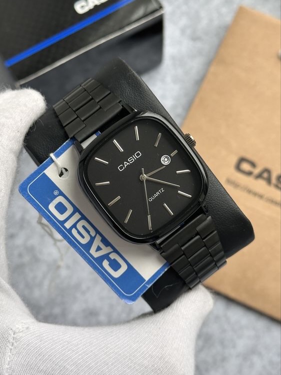 ساعة Casio  Old Money Men’s لون اسود بالكامل 