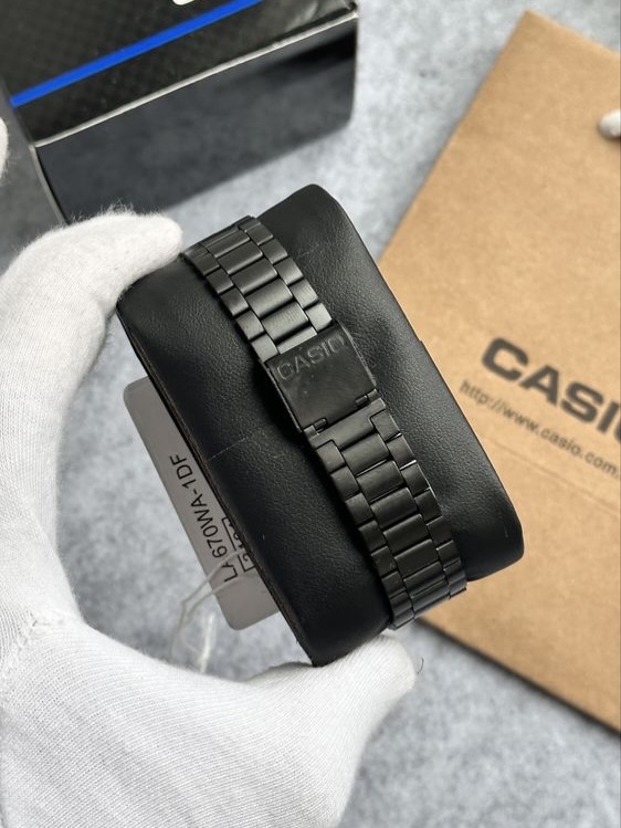 ساعة Casio  Old Money Men’s لون اسود بالكامل 