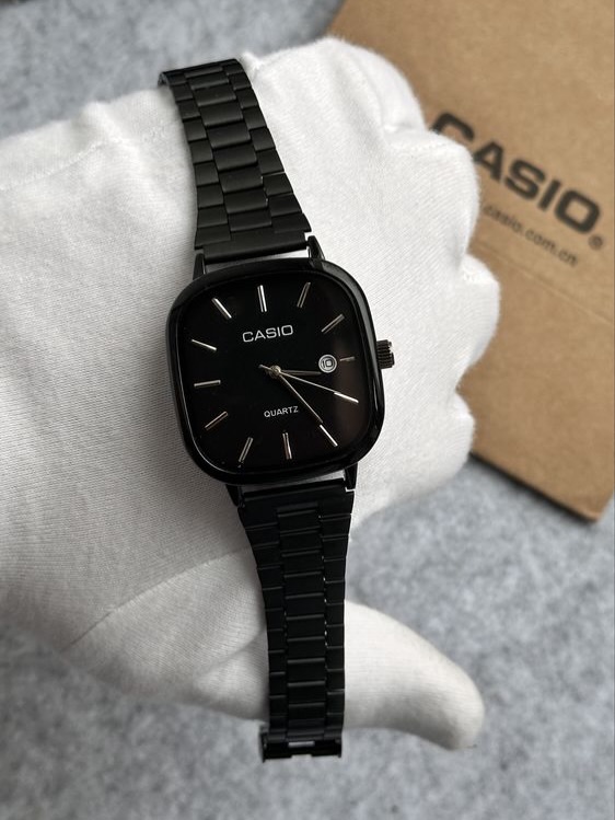 ساعة Casio  Old Money Men’s لون اسود بالكامل 