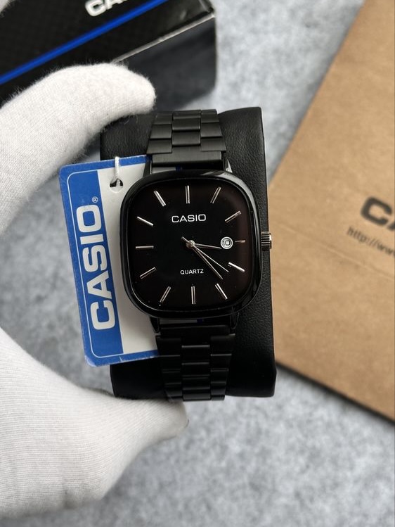 ساعة Casio  Old Money Men’s لون اسود بالكامل 