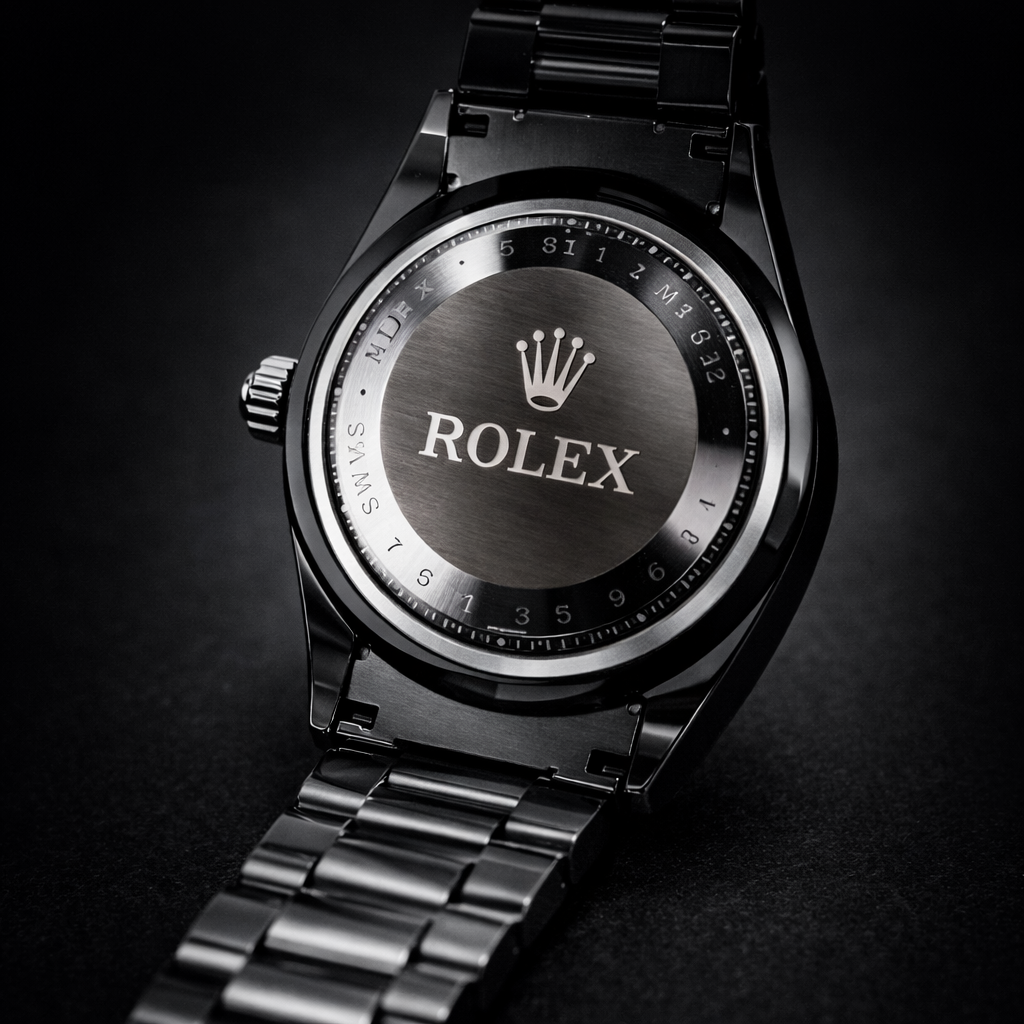 ساعة Rolex Classic All-Black لون اسود بالكامل 