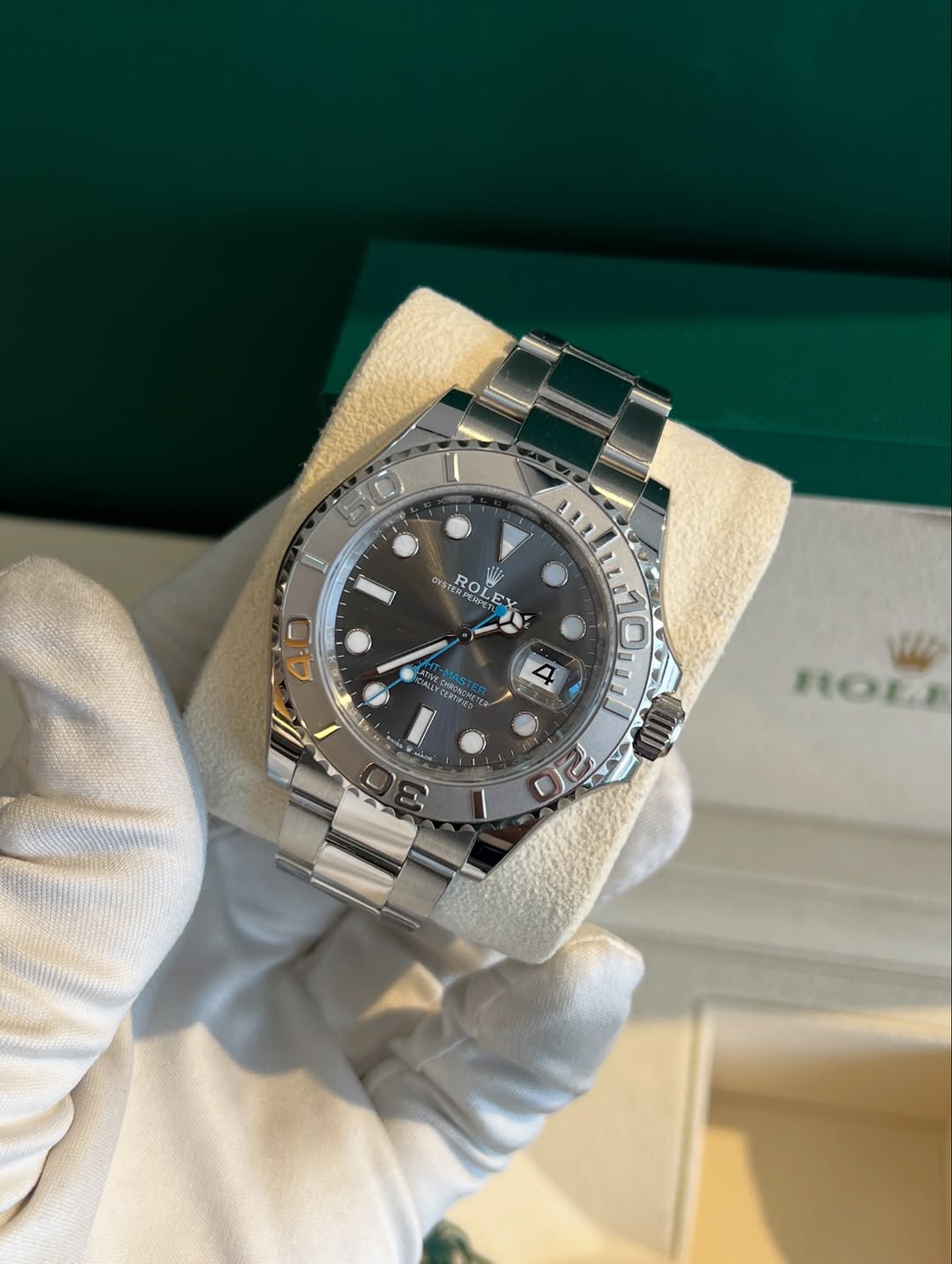 ساعة ساعة Rolex Submariner سيلفر اطار سيلفر ميناء جراي (رمادي)