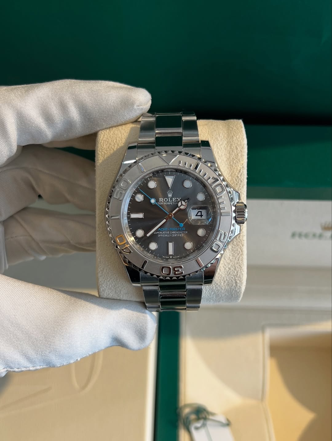ساعة ساعة Rolex Submariner سيلفر اطار سيلفر ميناء جراي (رمادي)