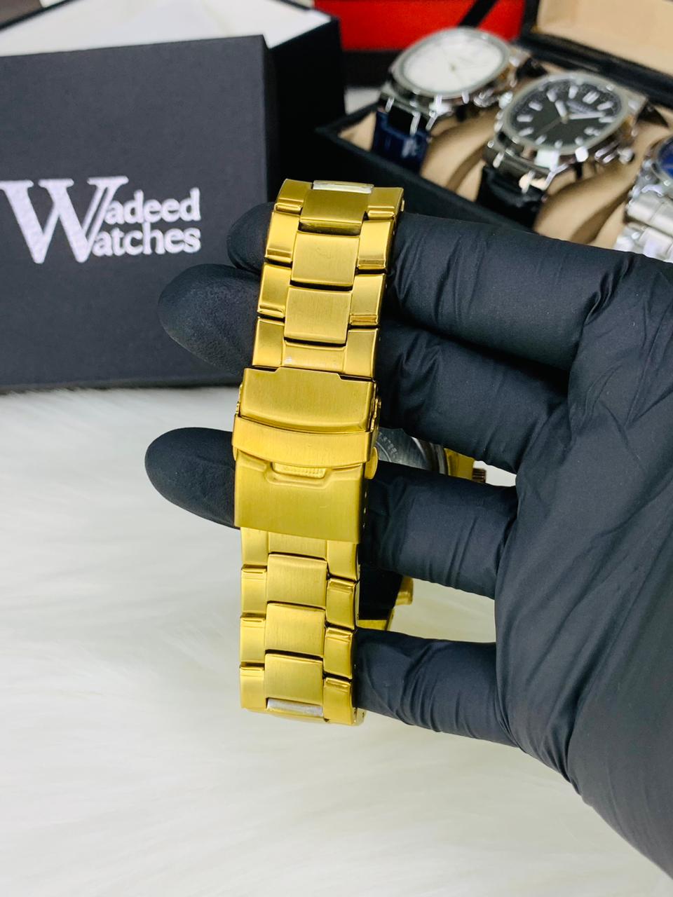 ساعة G-Shock Gold Analog-Digital Watch