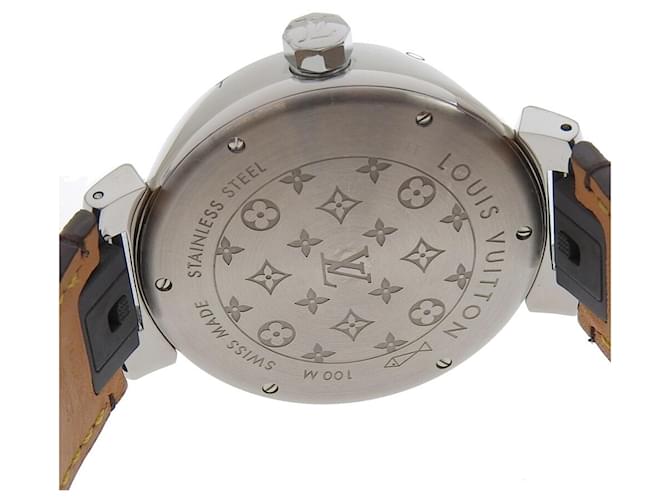 ساعة Louis Vuitton Women’s Leather Watch عدادت شغالة